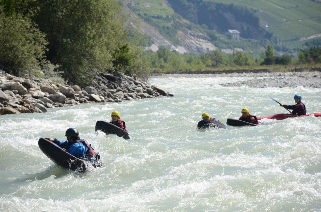  Sesión de hidrospeed en Alta Saboya 