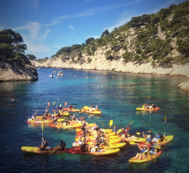  Excursión en kayak en grupo en el Var 