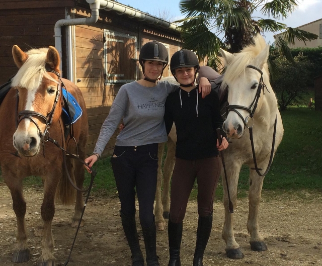  Con amigos en Haras du Sudre 