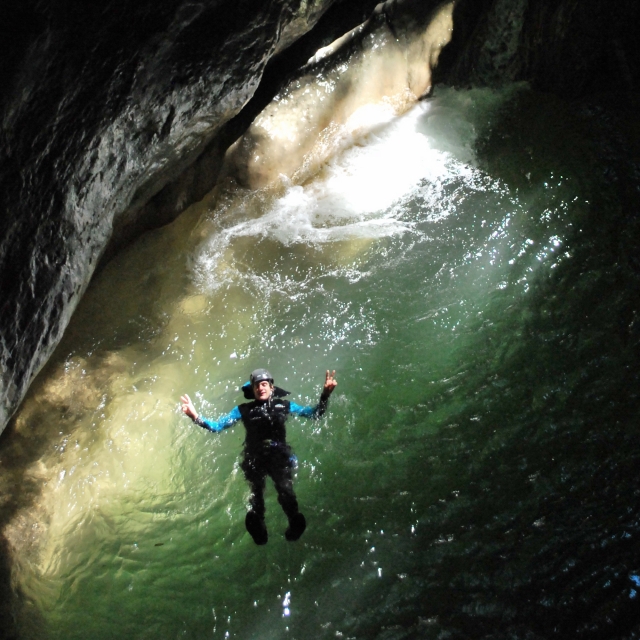 Último momento de relajación en el cañón de Ternèze 