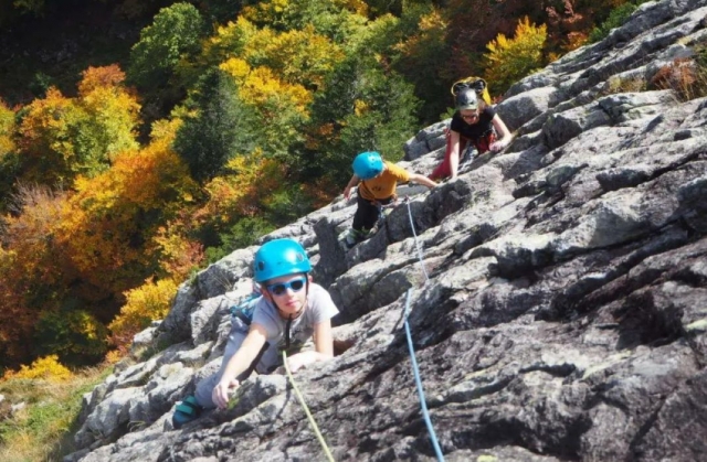Clases de escalada para niños 