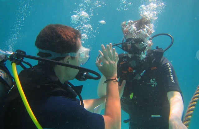  Primera inmersión con estado- instructor certificado 