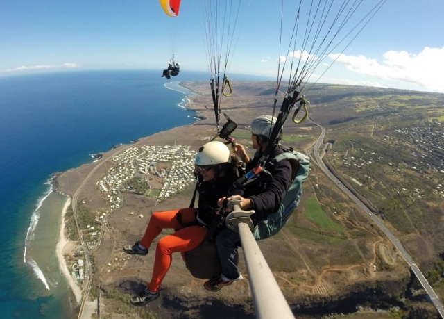  Bautismo de parapenle en Saint-Leu 