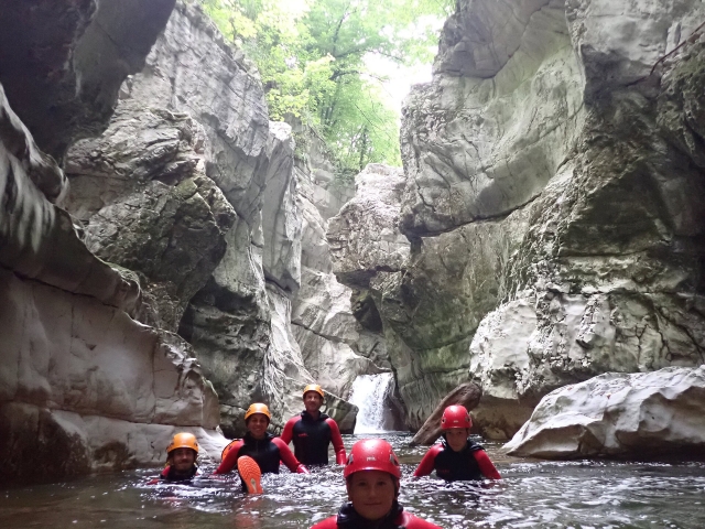  Actividad refrescanle en el cañón de Chailles Gorges 
