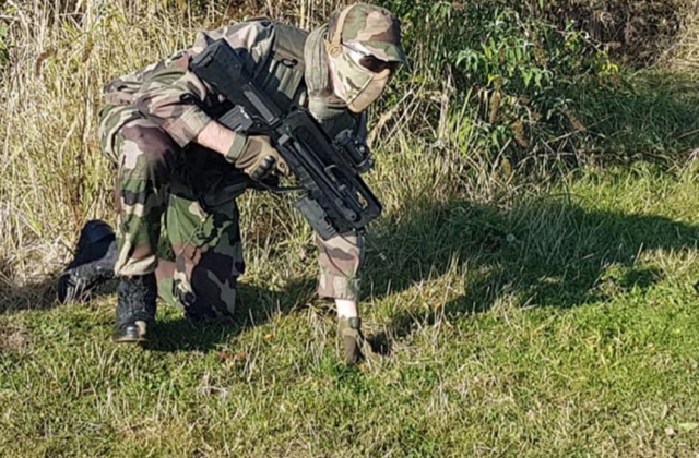 Juego de airsoft en el norle de Francia