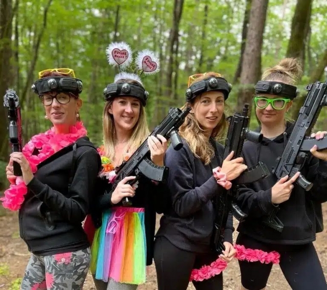  Juego de laser tag con amigos 
