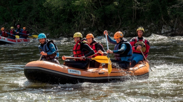  Sesión de rafting en Occitania 