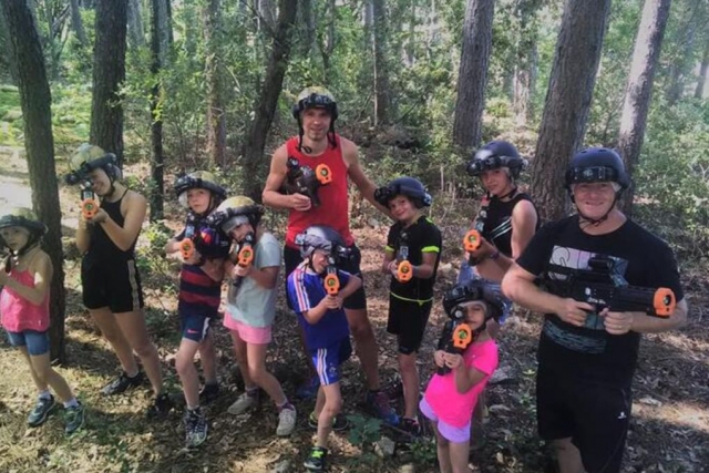  Laser tag team en Vallon Pont d'Arc 