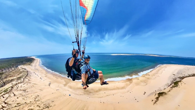  Excursión en parapenle con un instructor titulado 