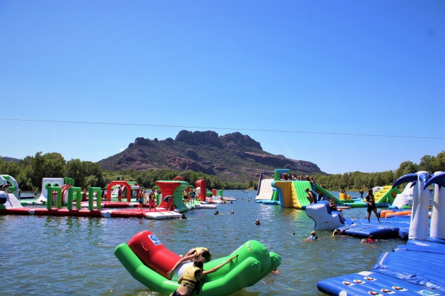  Nuestro parque con vistas al Rocher de Roquebrune 