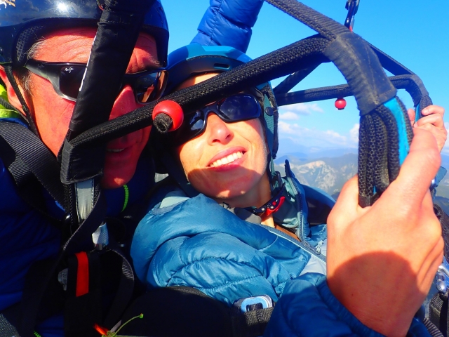 Un vuelo en parapenle biplaza 