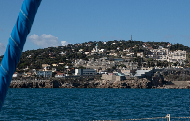  Vista panorámica de la costa de Sèle 