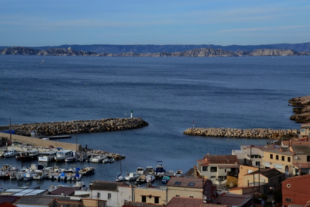  El agua azul del mar Mediterráneo 