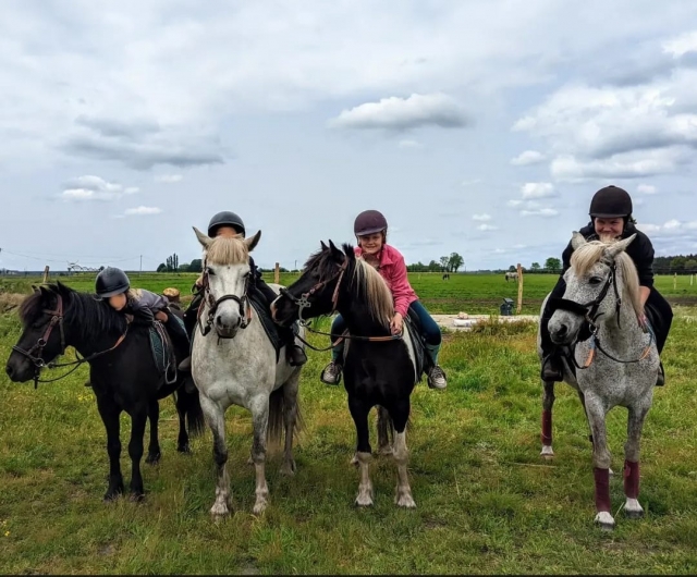  Un grupo de niños de excursión