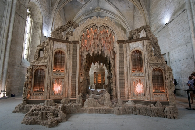  El interior de la capilla