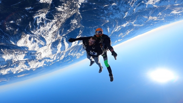  Salto de paraca Alpes franceses 