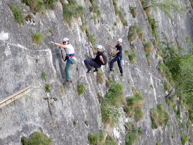  Practice con EE. UU. Vía Ferramarra en Ariège 