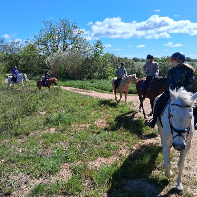  Pbaños a caballo para principiantes en los Pirineos Orientales 