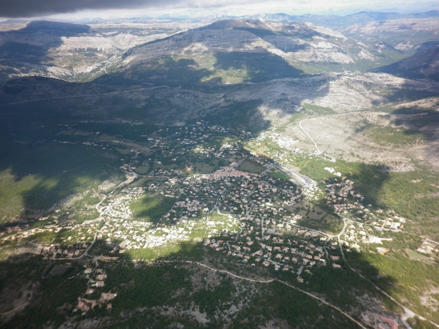  El interior de Grasse visto desde el cielo