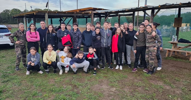  Acomodamos hasta grupos grandes en nuestra base de paintball
