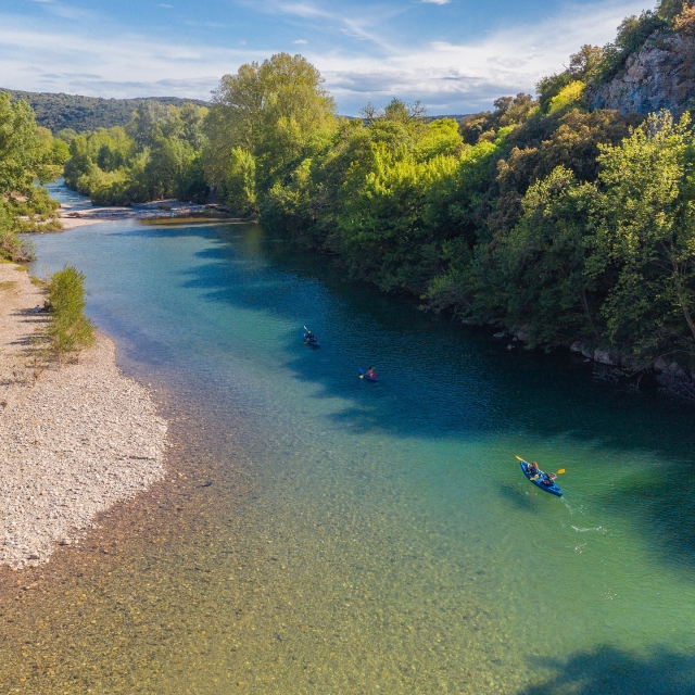  En las gargantas del Hérault