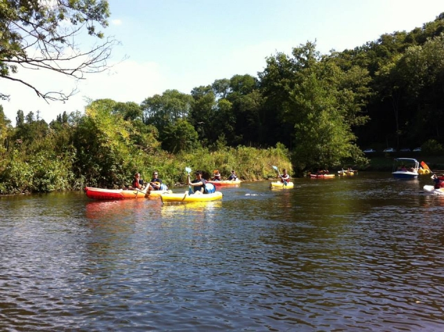  Paseo en canoa en Calvados en Clécy 