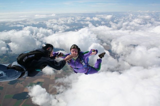 Aprendizaje de salto en paracaídas