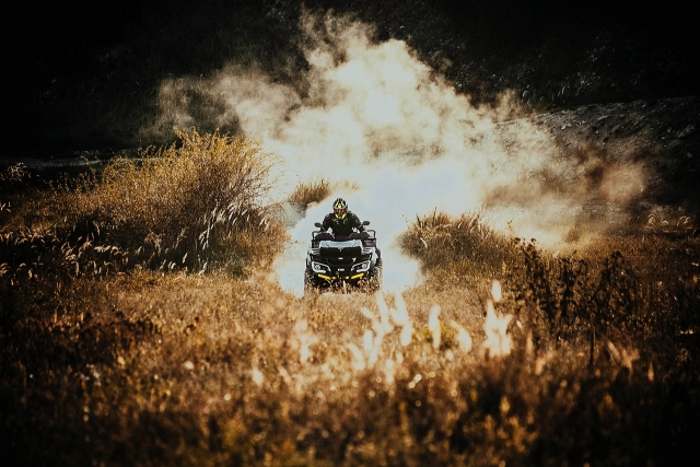 Larga vida al cuatrimoto en Provenza 