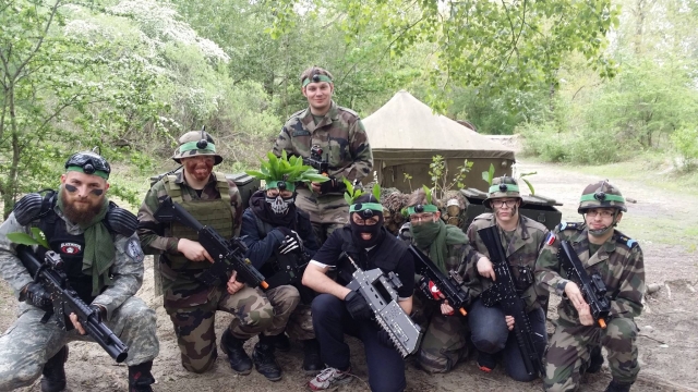 Juego de láser al aire libre para todos 