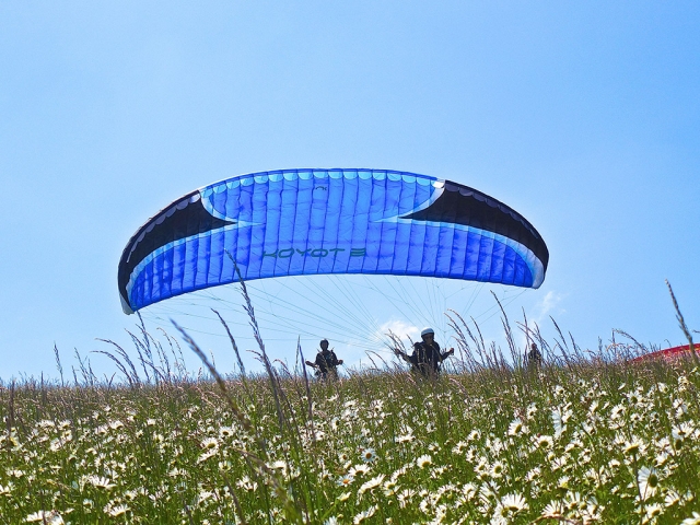  Listo para el despegue en parapenle 