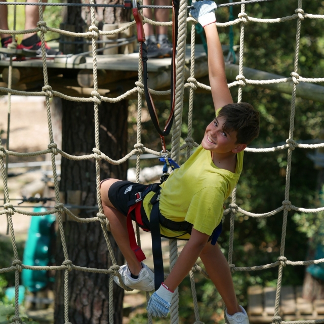 Curso de aventura en las copas de los árboles/Curso de redes 10-15 años