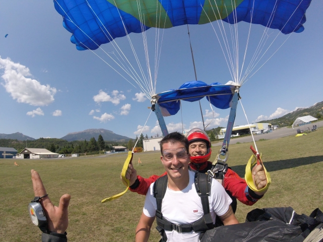  Aterrizaje en el aeródromo de Gap-Tallard