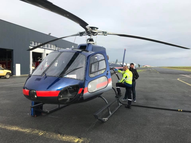 El helicóptero 