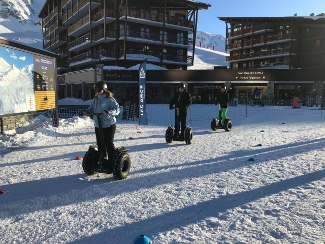  Viaje en segway en Les Arcs 