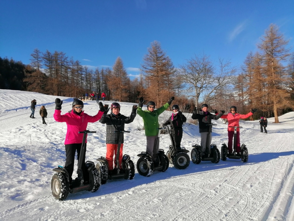 Segway sobre la nieve en Valloire 