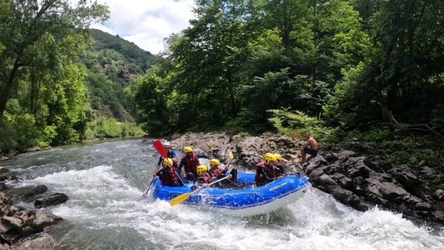 Rafting en el Nive 