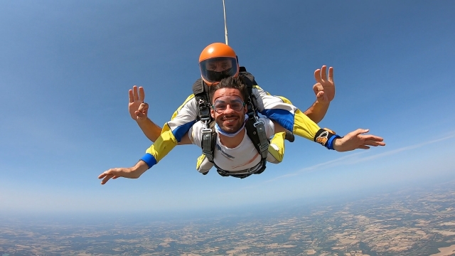  Salto tándem en paracaídas cerca Desde toulouse