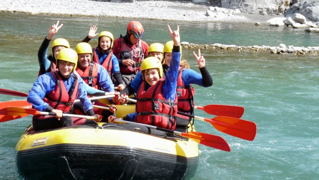  Rafting cerca de Barcelonnette 