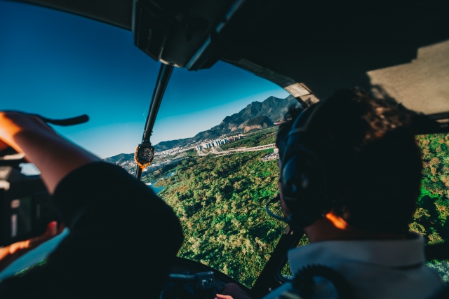 Bautismo de prestigio en helicóptero en 05 