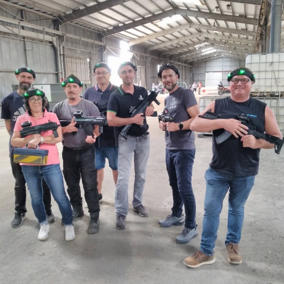  Reservación en equipo para este laser tag