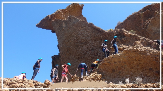  Evolución del grupo sobre rocas.