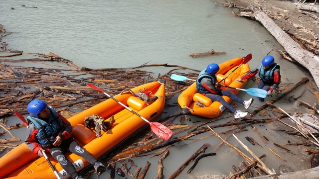 Salidas en canoa y kayak inflable 