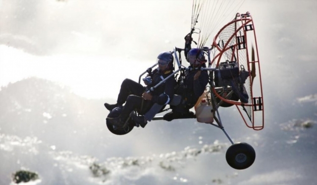 Vuelo en paramotor 