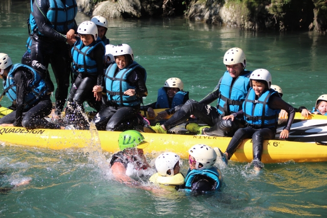 Rafting en grupo 
