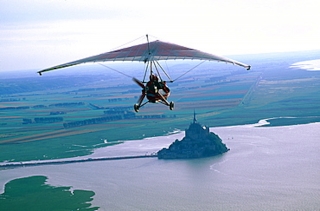 Vuelo de 1 hora en ultraligero sobre el Mont-Saint-Michel