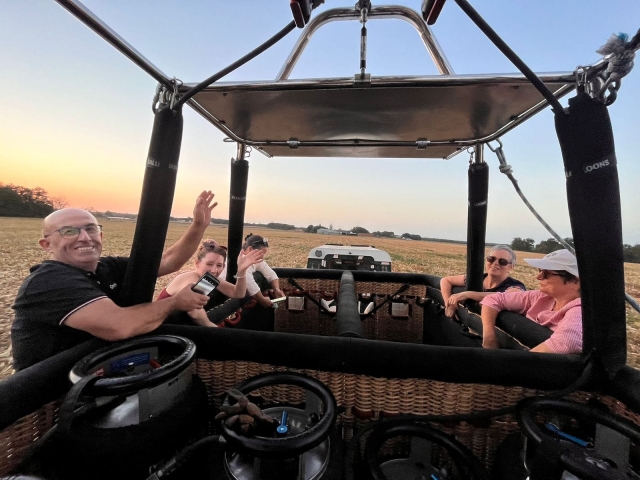 Preparando la góndola