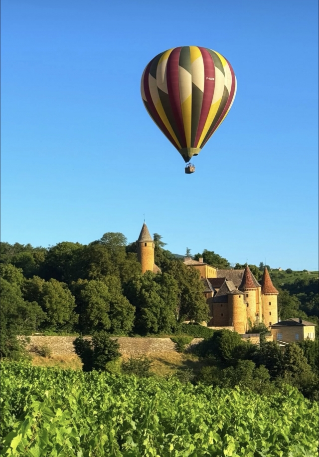  Viva una experiencia aérea original en Beaujolais 