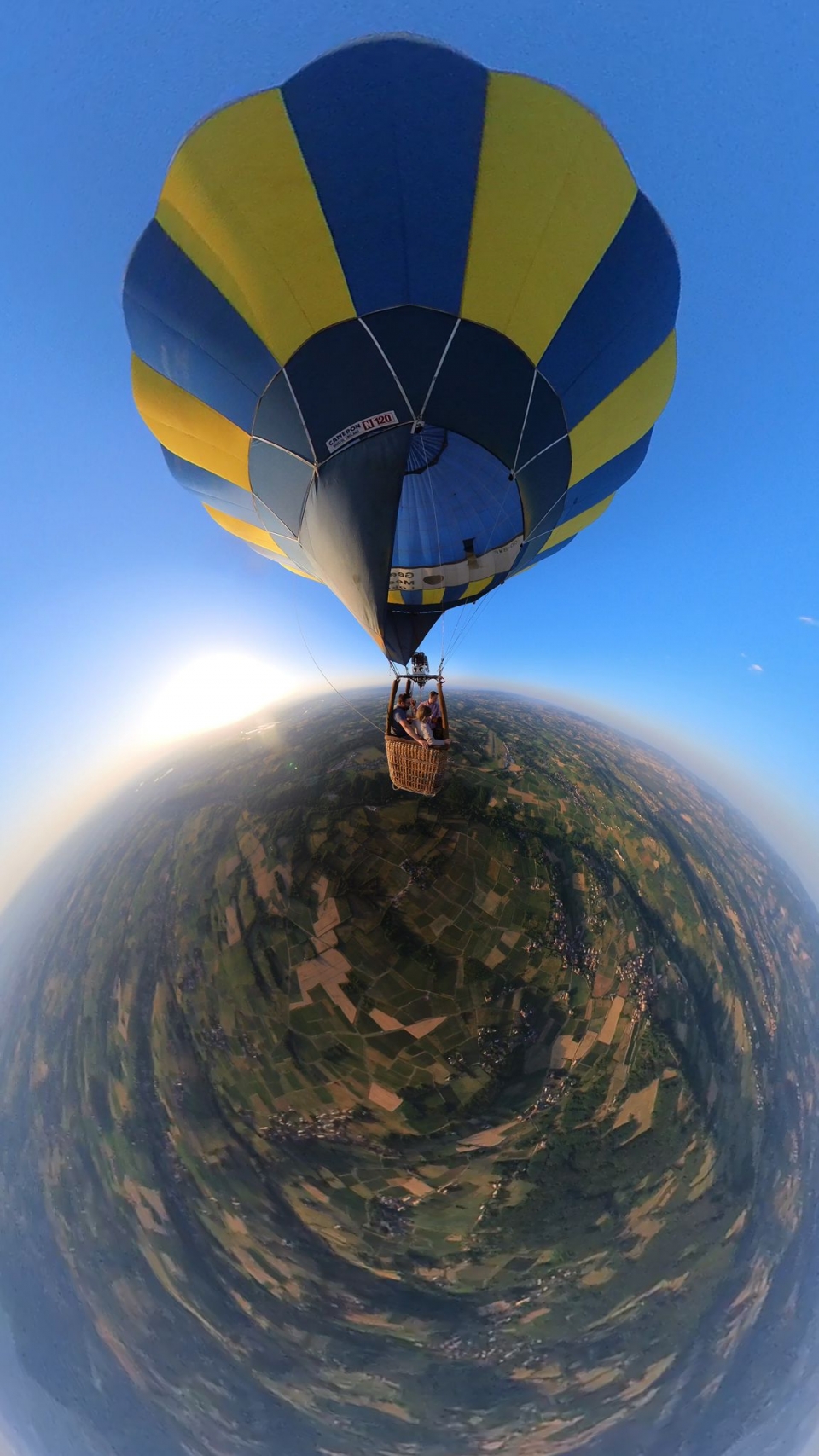  Vuelo en globo aerostático en el Ródano