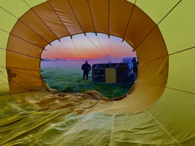  ¡Dentro del globo en Touraine! 