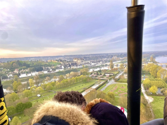  Una vista panorámica impresionanle en globo 